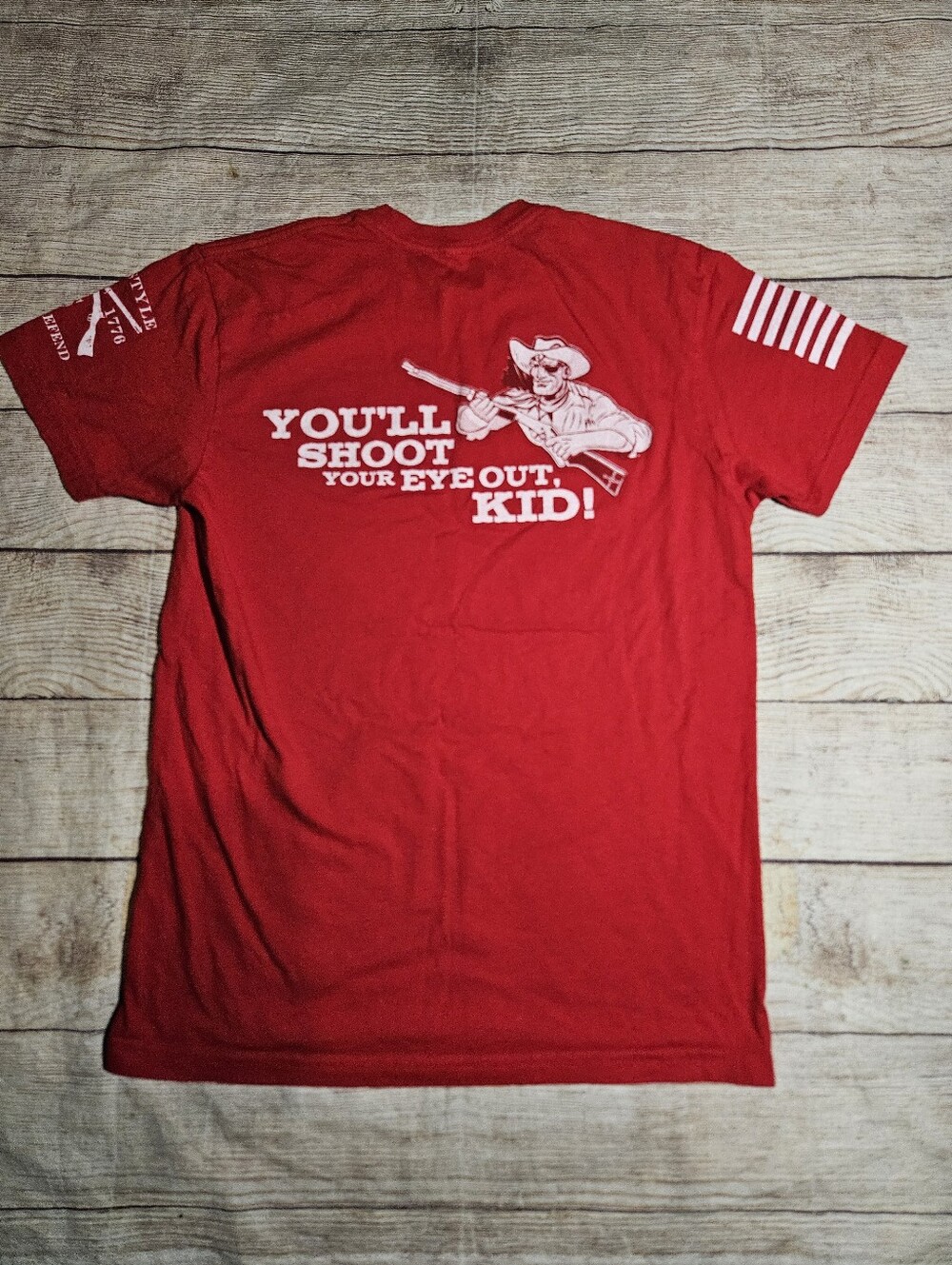 Grunt Style A Christmas story you'll shoot your eye out Kid Graphic tee shirt